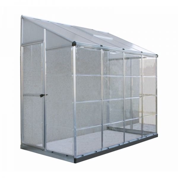 Palram - Canopia Lean To Grow House 8x4 - Silver Hybrid