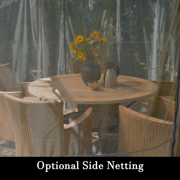 Palram - Canopia Martinique 3600 Garden Gazebo Grey Bronze