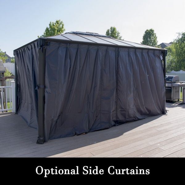 Palram - Canopia Martinique 4300 Garden Gazebo Grey Bronze