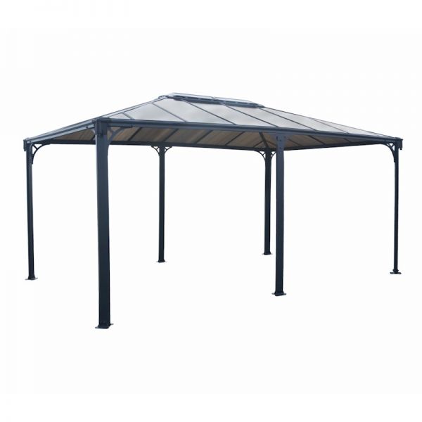 Palram - Canopia Martinique 5000 Garden Gazebo Grey Bronze