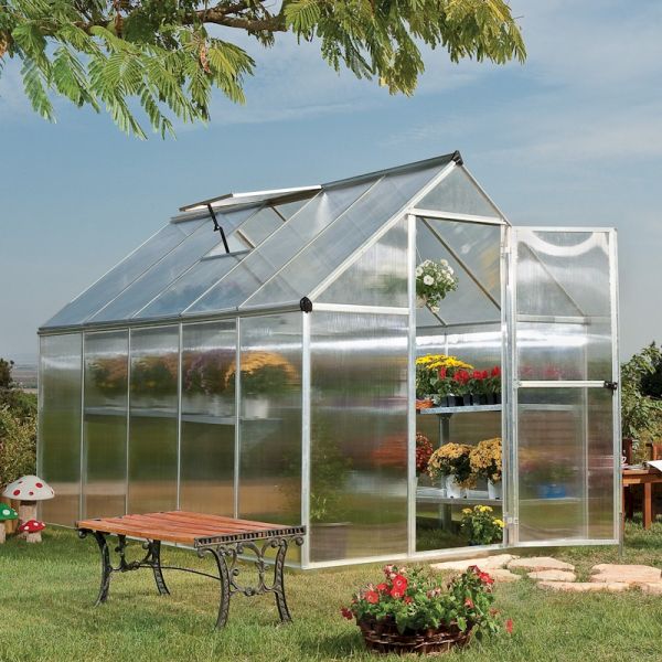 Palram - Canopia Mythos 6x10 Greenhouse - Silver