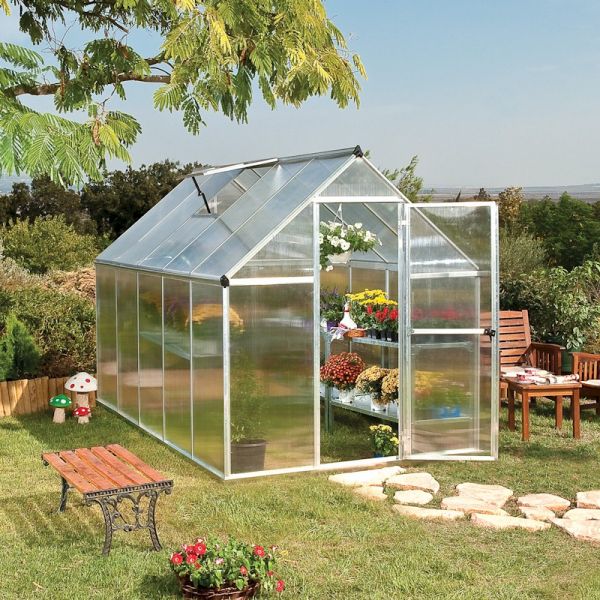 Palram - Canopia Mythos 6x10 Greenhouse - Silver