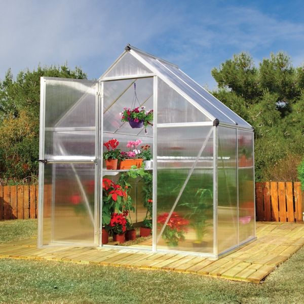 Palram - Canopia Mythos 6x4 Greenhouse - Silver