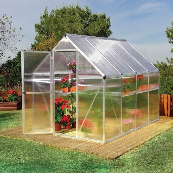 Palram - Canopia Mythos 6x8 Greenhouse - Silver