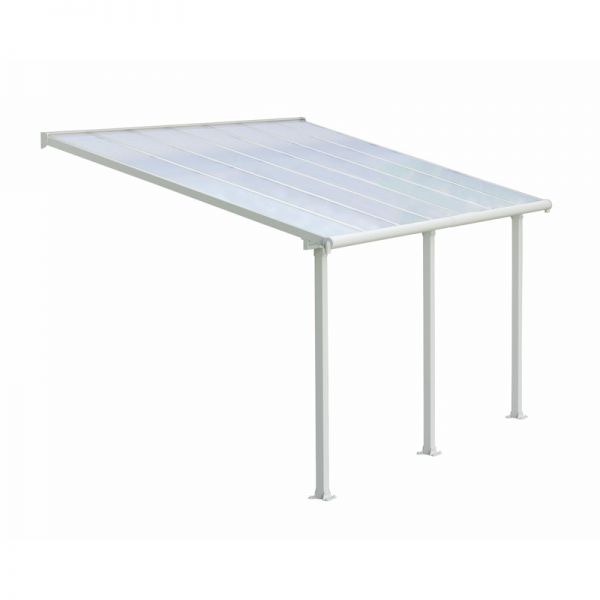 Palram - Canopia Olympia Patio Cover 3m x 4.25m White Clear