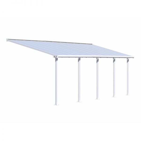 Palram - Canopia Olympia Patio Cover 3m x 7.30m White Clear