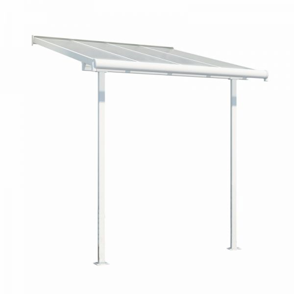 Palram - Canopia Sierra Patio Cover 2.3m x 2.3m White Clear