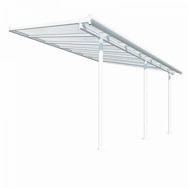 Palram - Canopia Sierra Patio Cover 3m x 4.25m White Clear