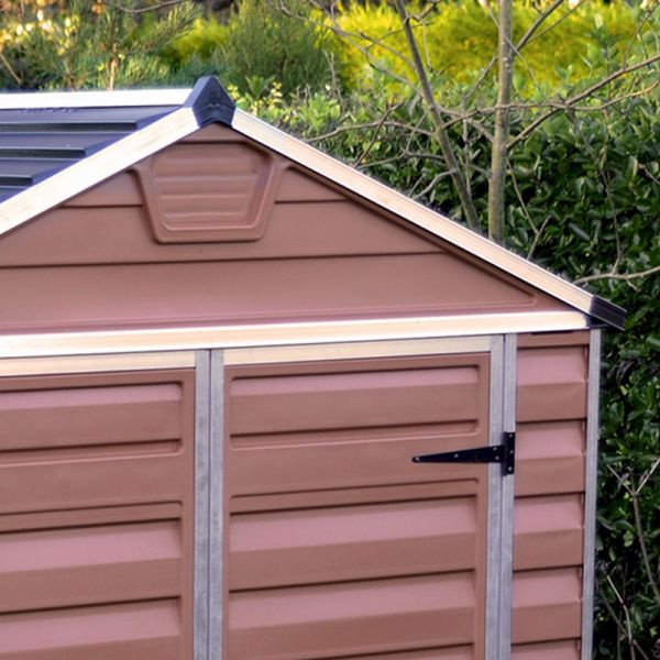 Palram - Canopia Skylight Amber Plastic Shed 6x12