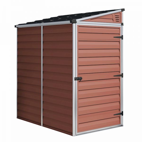 Palram - Canopia Skylight Amber Plastic Shed Pent 4x6