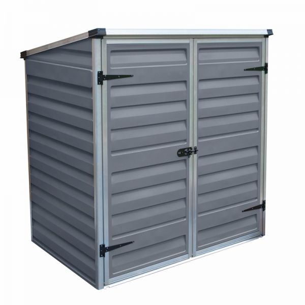 Palram - Canopia Voyager Dark Grey Plastic Shed