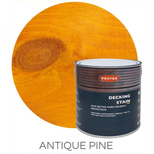 Protek Decking Stain - Antique Pine 2.5 Litre