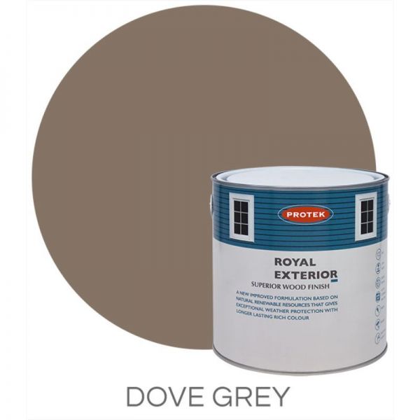 Protek Royal Exterior Wood Stain - Dove Grey 2.5 Litre