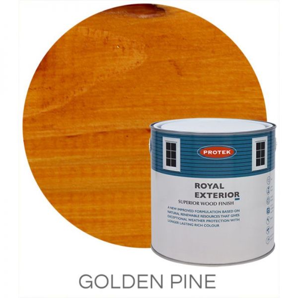 Protek Royal Exterior Wood Stain - Golden Pine 2.5 Litre