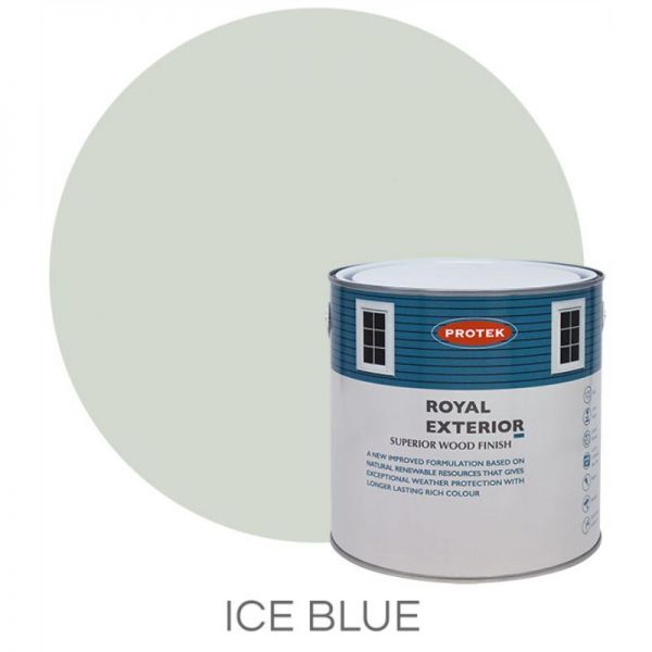 Protek Royal Exterior Wood Stain - Ice Blue 1 Litre