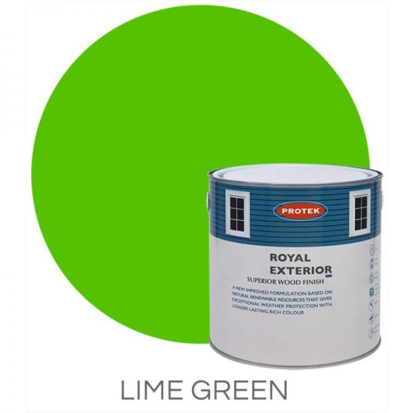 Protek Royal Exterior Wood Stain - Lime Green 1 Litre