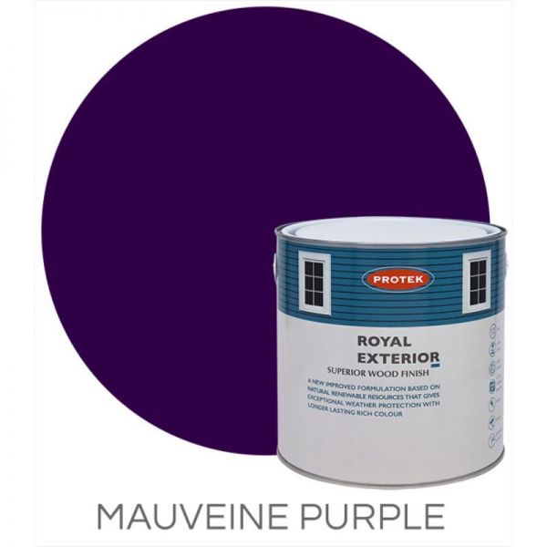 Protek Royal Exterior Wood Stain - Mauveine Purple 1 Litre