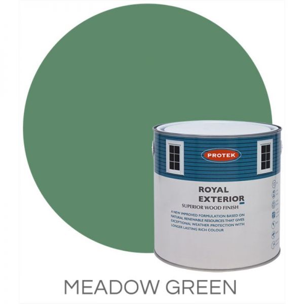 Protek Royal Exterior Wood Stain Meadow Green 1 Litre