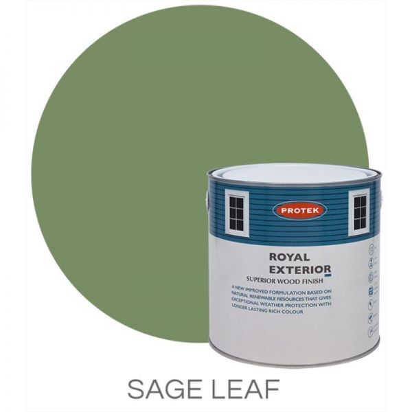 Protek Royal Exterior Wood Stain - Sage Leaf 2.5 Litre