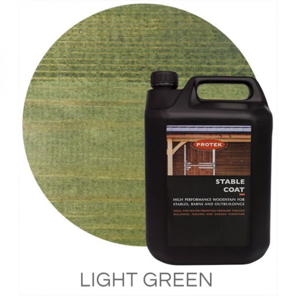 Protek Stable Coat - Light Green 25 Litre
