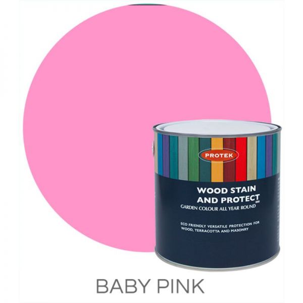Protek Wood Stain & Protector - Baby Pink 1 Litre