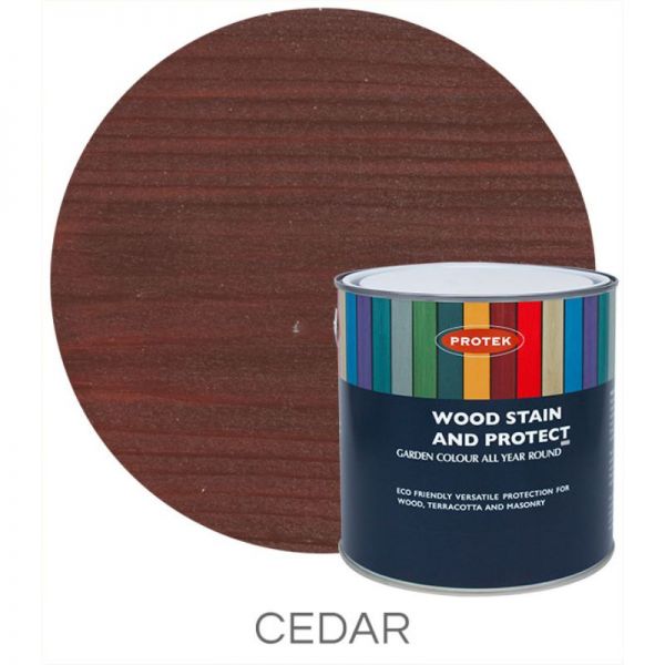 Protek Wood Stain & Protector - Cedar 1 Litre