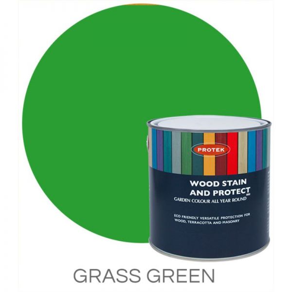 Protek Wood Stain & Protector - Grass Green 1 Litre