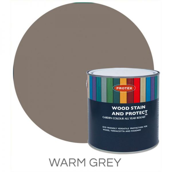 Protek Wood Stain & Protector - Warm Grey 1 Litre