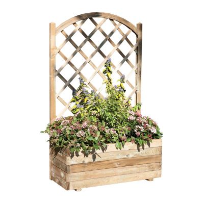 Rowlinson Rectangular Planter & Lattice