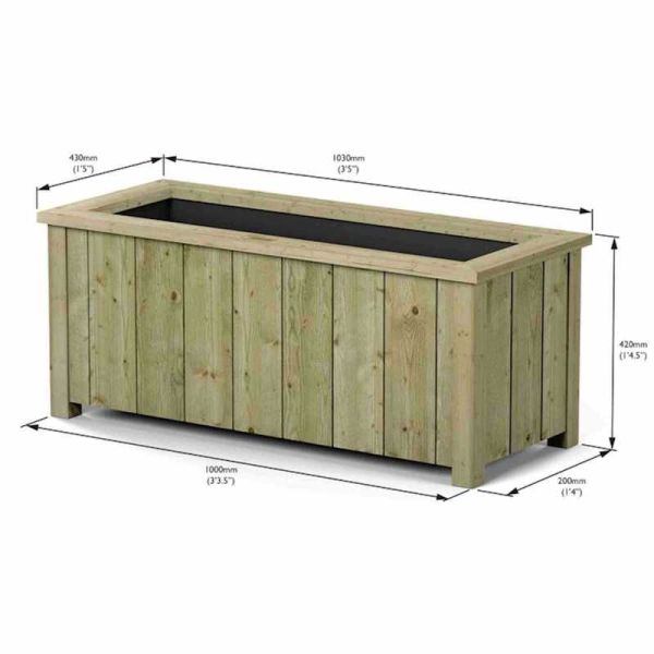 Rowlinson Signature Heritage Rectangular Planter