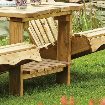 Rowlinson Softwood Adirondack Companion Seat