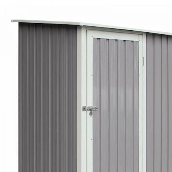 Rowlinson Trentvale 5x3 Metal Pent Shed - Light Grey