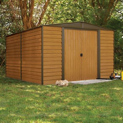 Rowlinson Woodvale Metal Apex Shed 10x12