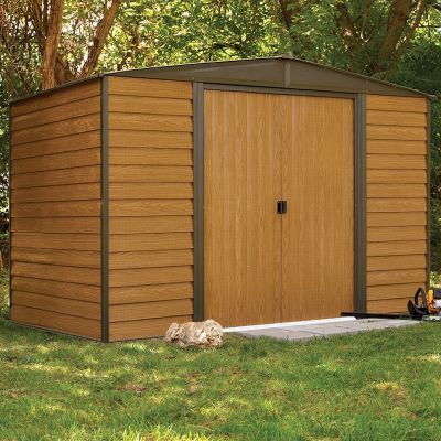 Rowlinson Woodvale Metal Apex Shed 10x6 - One Garden