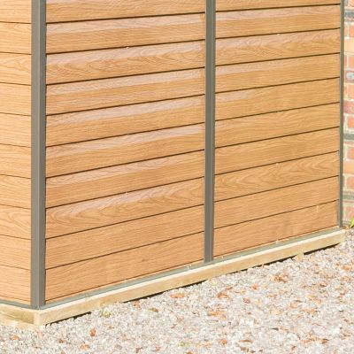 Rowlinson Woodvale Metal Apex Shed 10x8