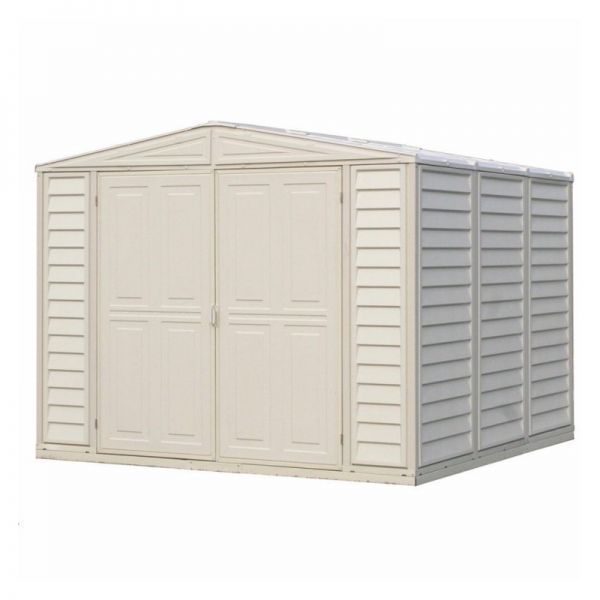 Saffron Vinyl Apex 8x8 Plastic Shed