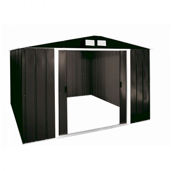 Sapphire Apex 10x10 Anthracite Metal shed
