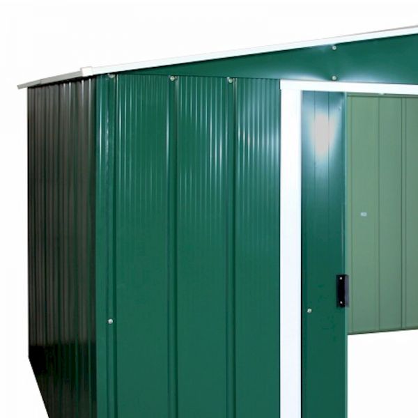 Sapphire Apex 10x10 Green Metal shed