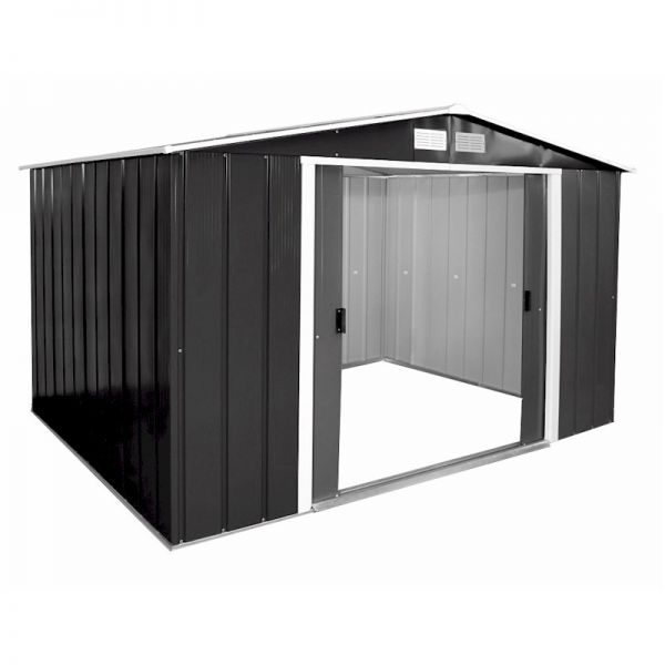 Sapphire Apex 10x8 Anthracite Metal shed