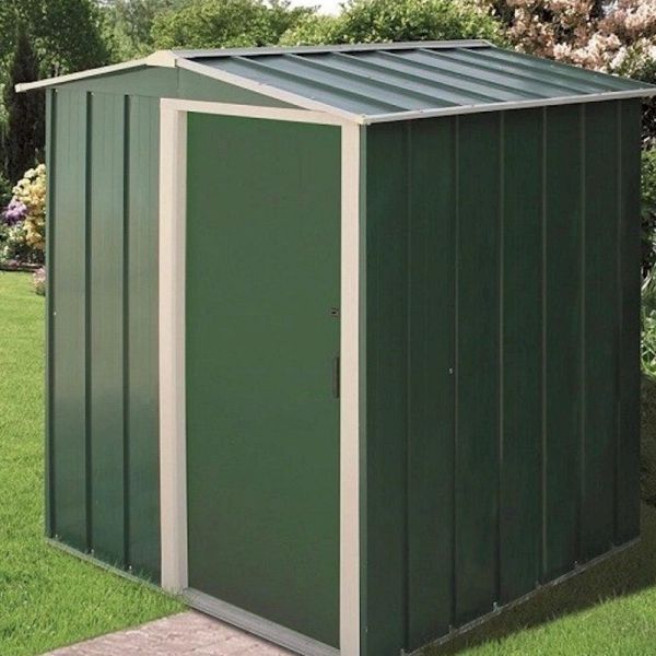 Sapphire Apex 5x4 Green Metal shed