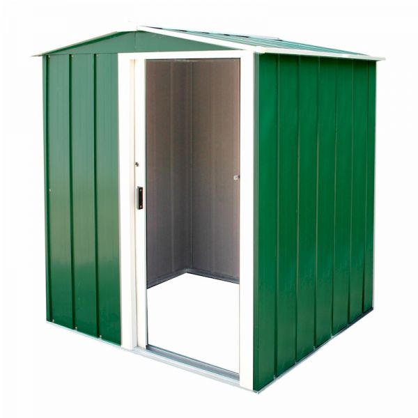 Sapphire Apex 5x4 Green Metal shed