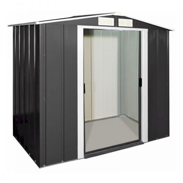 Sapphire Apex 6x4 Anthracite Metal shed