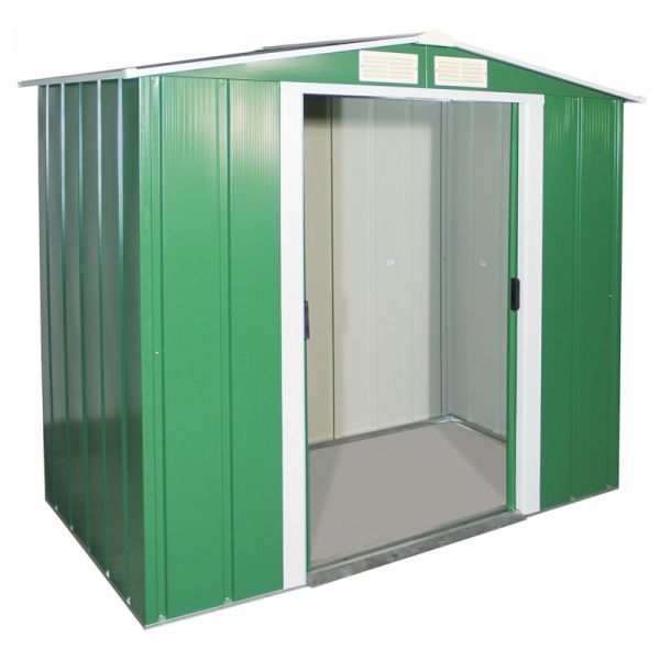 Sapphire Apex 6x4 Green Metal shed