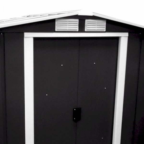 Sapphire Apex 6x6 Anthracite Metal shed