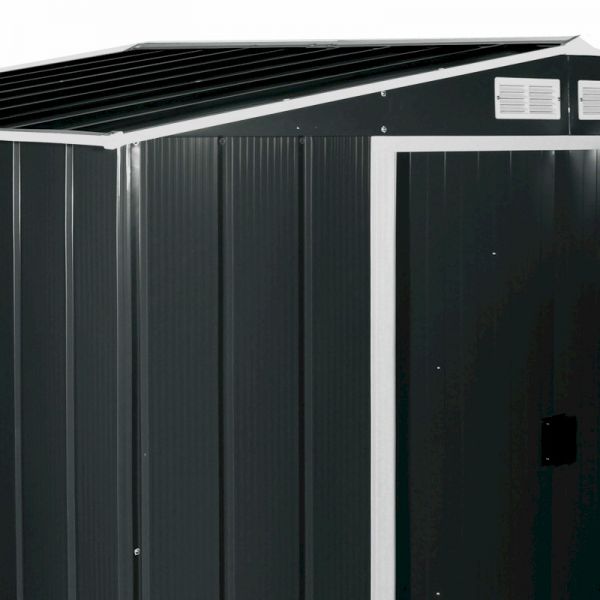 Sapphire Apex 8x6 Anthracite Metal shed