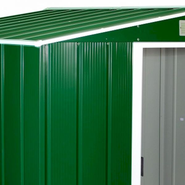 Sapphire Apex 8x6 Green Metal shed