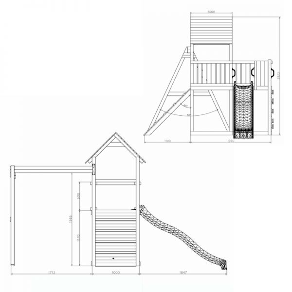 Shire Adventure Peaks Fortress 3 Climbing Tower