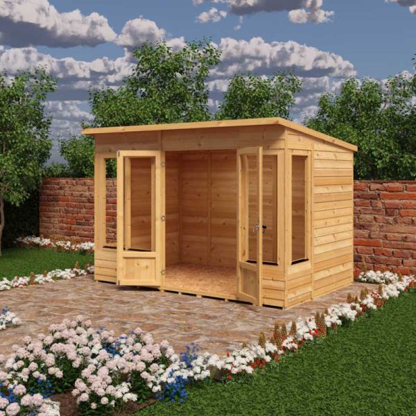 Shire Alora 10x6 Overlap Pent Summerhouse