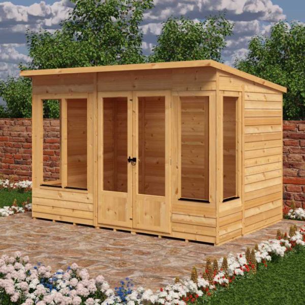Shire Alora 10x6 Overlap Pent Summerhouse