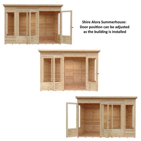 Shire Alora 10x6 Overlap Pent Summerhouse